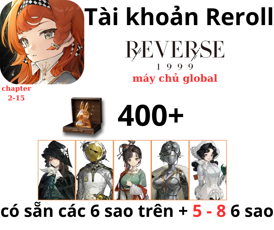 Reverse: 1999 Reroll 400+ Unilog